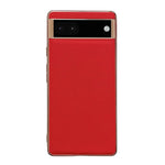 Custodia per telefono galvanica nano serie Luolai in vera pelle, For Google Pixel 6, For Google Pixel 6 Pro, For Google Pixel 7, For Google Pixel 7 Pro