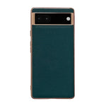 Custodia per telefono galvanica nano serie Luolai in vera pelle, For Google Pixel 6, For Google Pixel 6 Pro, For Google Pixel 7, For Google Pixel 7 Pro
