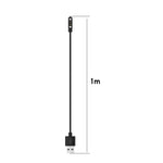 Cavo di ricarica USB per caricatore a culla magnetica, lunghezza: 1 m, For Realme Watch 3