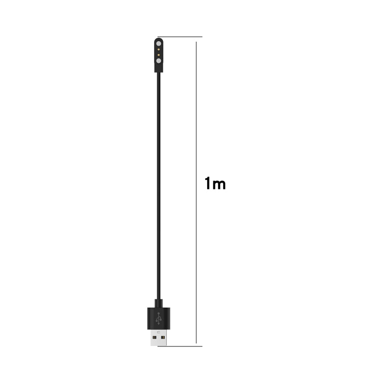 Cavo di ricarica USB per caricatore a culla magnetica, lunghezza: 1 m, For Realme Watch 3