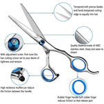 Kit di forbici per taglio piatto da parrucchiere professionale per taglio di capelli, 2 PCS, 7 PCS, 12 PCS