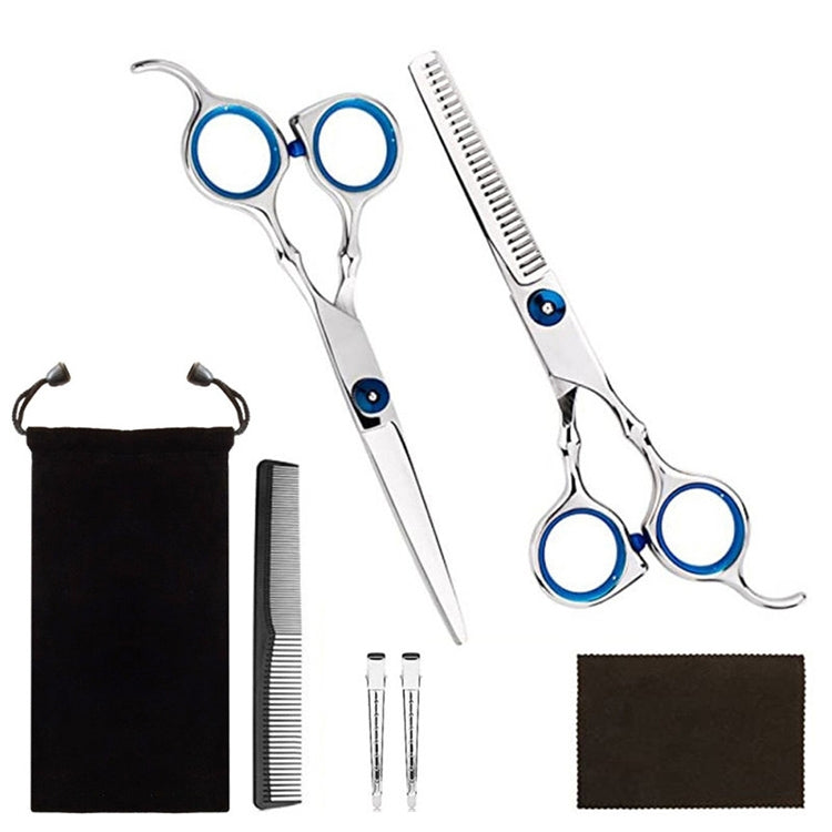 Kit di forbici per taglio piatto da parrucchiere professionale per taglio di capelli, 2 PCS, 7 PCS, 12 PCS