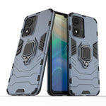 Custodia protettiva antiurto per PC + TPU con supporto per anello magnetico, For vivo Y02s