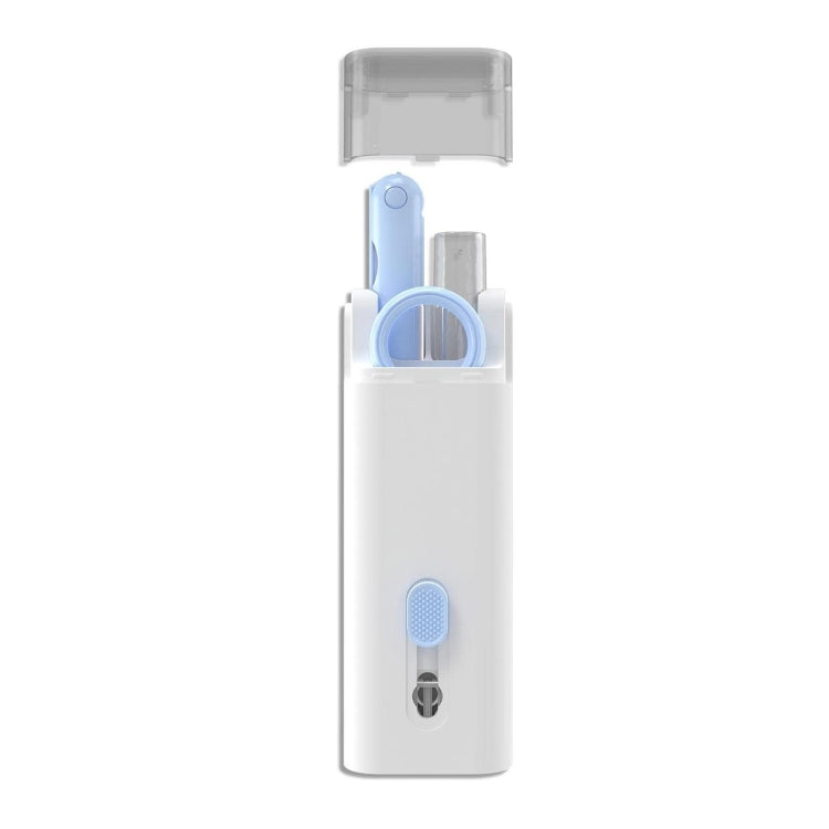 Q6E Set di strumenti per la pulizia della tastiera del computer per cuffie Bluetooth 7 in 1, Q6E Blue, Q6E Pink