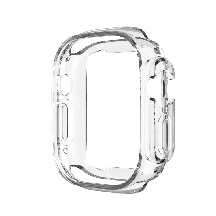 Custodia protettiva in TPU trasparente semi-inclusa, For Apple Watch Ultra 1 / 2 / 3 49mm