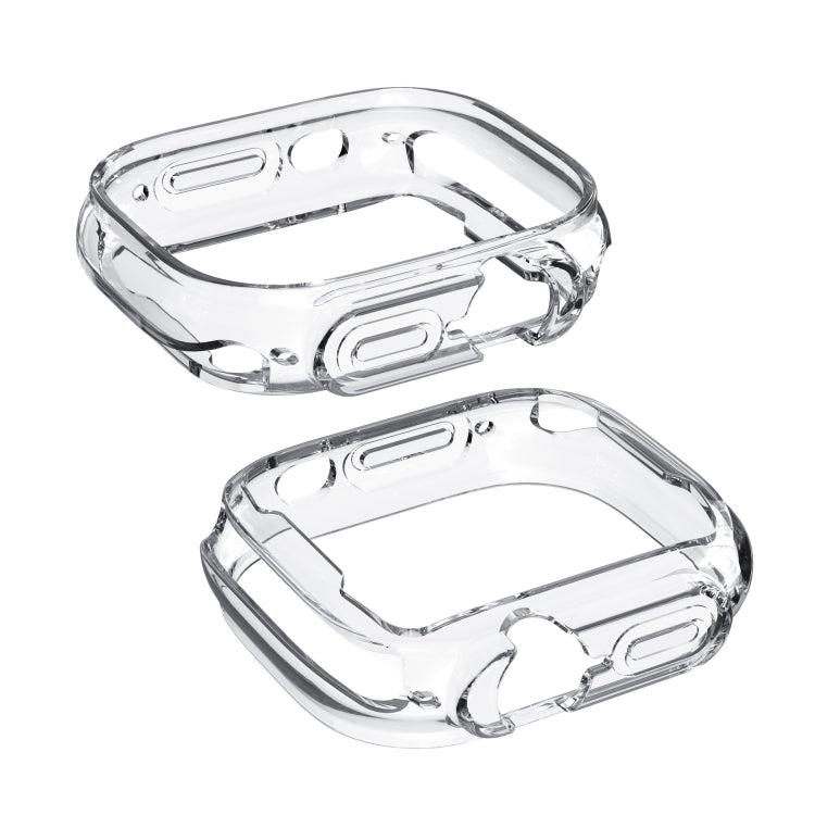 Custodia protettiva in TPU trasparente semi-inclusa, For Apple Watch Ultra 1 / 2 / 3 49mm