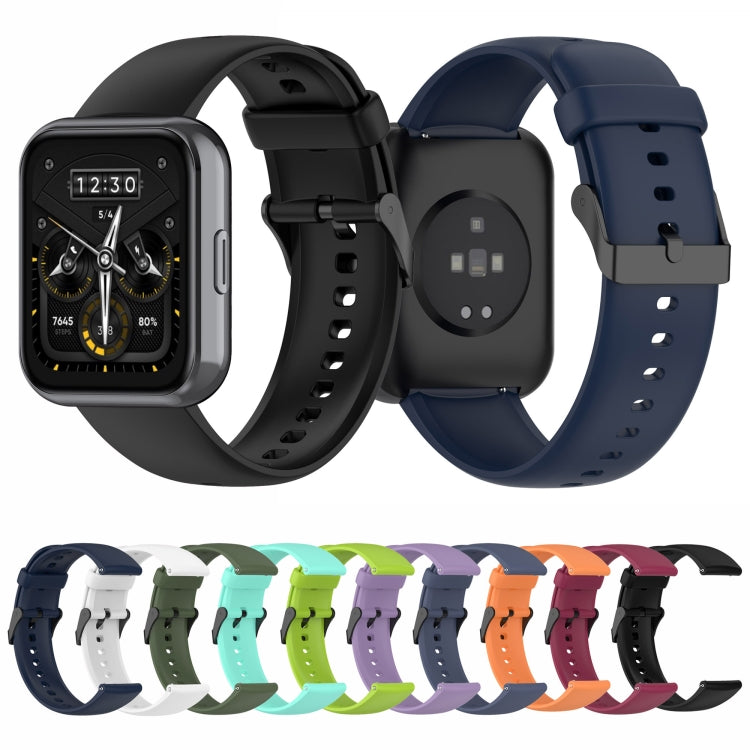 Cinturino in silicone morbido tinta unita, For Realme Watch 3