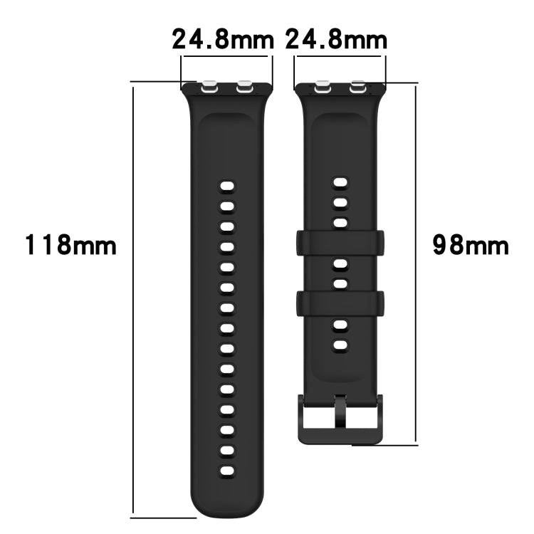 Cinturino in silicone morbido tinta unita, For OPPO Watch 3, For OPPO Watch 3 Pro