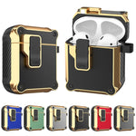Auricolare wireless Custodia protettiva galvanica Eagle con gancio, For AirPods 1 / 2, For AirPods Pro, For AirPods 3
