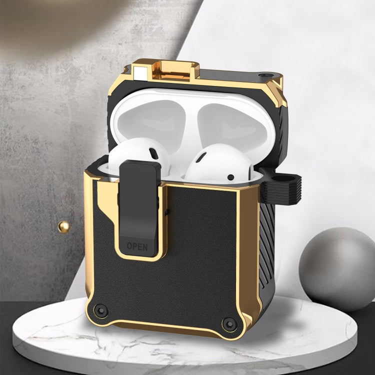 Auricolare wireless Custodia protettiva galvanica Eagle con gancio, For AirPods 1 / 2, For AirPods Pro, For AirPods 3