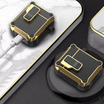 Auricolare wireless Custodia protettiva galvanica Eagle con gancio, For AirPods 1 / 2, For AirPods Pro, For AirPods 3