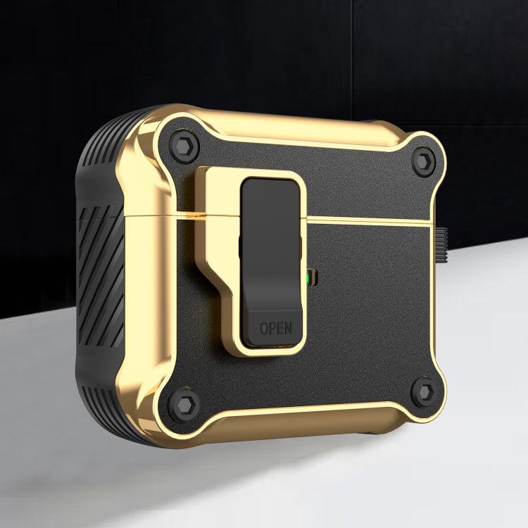 Auricolare wireless Custodia protettiva galvanica Eagle con gancio, For AirPods 1 / 2, For AirPods Pro, For AirPods 3