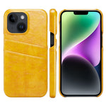 Custodia in pelle PU Fierre Shann Retro Oil Wax Texture con slot per schede, For iPhone 14, For iPhone 14 Plus, For iPhone 14 Pro, For iPhone 14 Pro Max