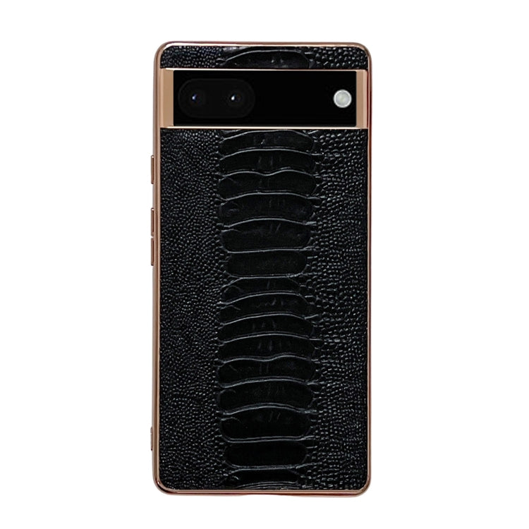 Custodia per telefono galvanica nano serie Weilai in vera pelle, For Google Pixel 6, For Google Pixel 6 Pro, For Google Pixel 7, For Google Pixel 7 Pro