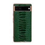 Custodia per telefono galvanica nano serie Weilai in vera pelle, For Google Pixel 6, For Google Pixel 6 Pro, For Google Pixel 7, For Google Pixel 7 Pro