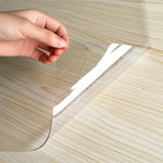 Tovaglia in vetro morbido trasparente Tovaglia impermeabile per uso domestico Tovaglia in PVC, spessore: 1 mm, 80x135cm, 85x135cm, 85x140cm, 90x120cm, 90x130cm, 90x135cm