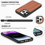 Custodia magnetica per telefono in legno massello, For iPhone 14 Pro Max, For iPhone 14 Pro, For iPhone 14, For iPhone 14 Plus