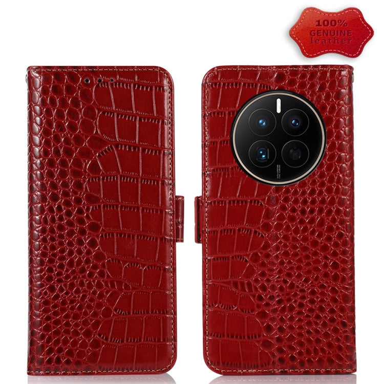 Custodia per telefono in pelle di vacchetta di coccodrillo, For Huawei Mate 50, For Samsung Galaxy A04 4G