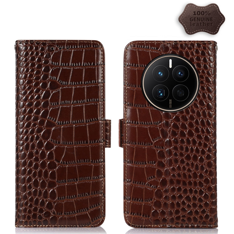 Custodia per telefono in pelle di vacchetta di coccodrillo, For Huawei Mate 50, For Samsung Galaxy A04 4G