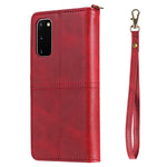 Custodia portafoglio in pelle con slot carte per Galaxy S20
