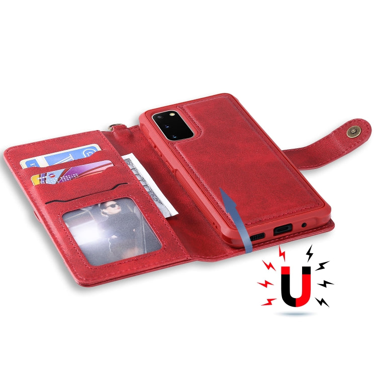 Custodia portafoglio in pelle con slot carte per Galaxy S20