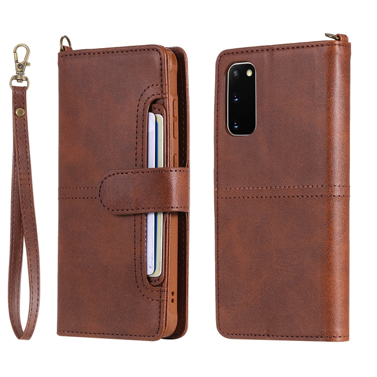 Custodia portafoglio in pelle con slot carte per Galaxy S20