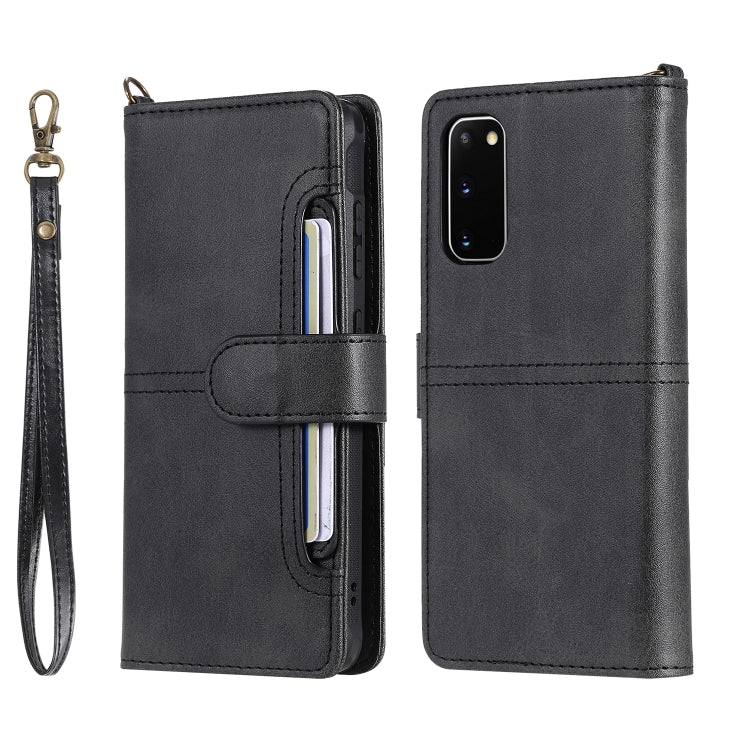 Custodia portafoglio in pelle con slot carte per Galaxy S20