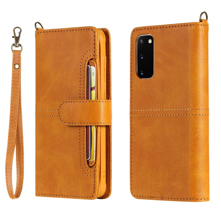 Custodia portafoglio in pelle con slot carte per Galaxy S20