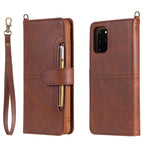 Custodia portafoglio in pelle con slot carte per Galaxy S20
