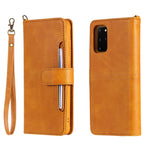 Custodia portafoglio in pelle con slot carte per Galaxy S20