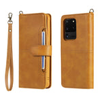 Custodia portafoglio in pelle con slot carte per Galaxy S20