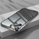 Custodia per telefono in metallo satinato, For iPhone 14, For iPhone 14 Plus, For iPhone 14 Pro, For iPhone 14 Pro Max