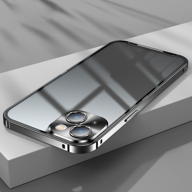 Custodia per telefono in metallo satinato, For iPhone 14, For iPhone 14 Plus, For iPhone 14 Pro, For iPhone 14 Pro Max