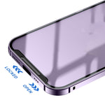 Custodia per telefono in metallo satinato, For iPhone 14, For iPhone 14 Plus, For iPhone 14 Pro, For iPhone 14 Pro Max