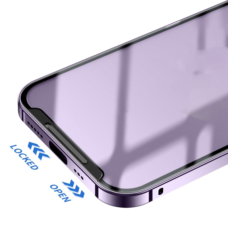 Custodia per telefono in metallo satinato, For iPhone 14, For iPhone 14 Plus, For iPhone 14 Pro, For iPhone 14 Pro Max