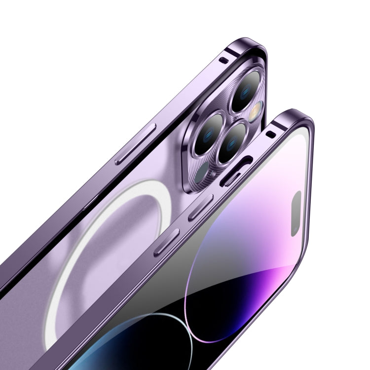 Custodia per telefono in metallo satinato, For iPhone 14, For iPhone 14 Plus, For iPhone 14 Pro, For iPhone 14 Pro Max