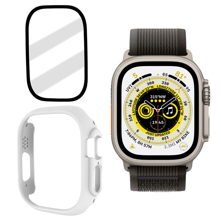 Custodia per orologio per PC smerigliata con pellicola in vetro temperato, For Apple Watch Ultra 3 / 2 / 1 49mm