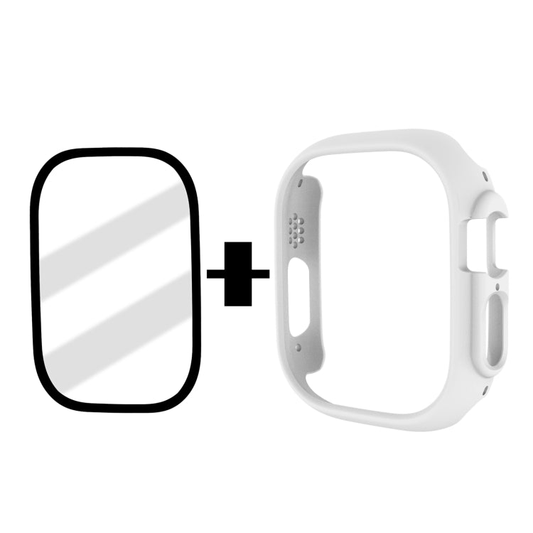 Custodia per orologio per PC smerigliata con pellicola in vetro temperato, For Apple Watch Ultra 3 / 2 / 1 49mm