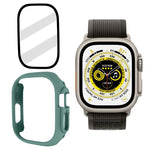 Custodia per orologio per PC smerigliata con pellicola in vetro temperato, For Apple Watch Ultra 3 / 2 / 1 49mm