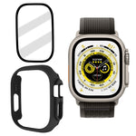 Custodia per orologio per PC smerigliata con pellicola in vetro temperato, For Apple Watch Ultra 3 / 2 / 1 49mm