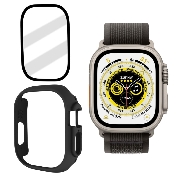 Custodia per orologio per PC smerigliata con pellicola in vetro temperato, For Apple Watch Ultra 3 / 2 / 1 49mm