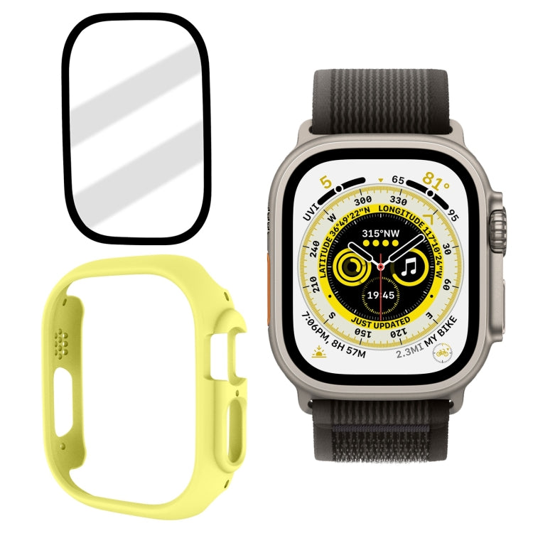 Custodia per orologio per PC smerigliata con pellicola in vetro temperato, For Apple Watch Ultra 3 / 2 / 1 49mm