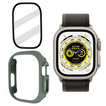 Custodia per orologio per PC smerigliata con pellicola in vetro temperato, For Apple Watch Ultra 3 / 2 / 1 49mm