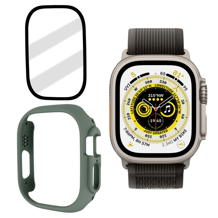 Custodia per orologio per PC smerigliata con pellicola in vetro temperato, For Apple Watch Ultra 3 / 2 / 1 49mm
