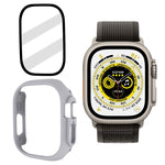Custodia per orologio per PC smerigliata con pellicola in vetro temperato, For Apple Watch Ultra 3 / 2 / 1 49mm