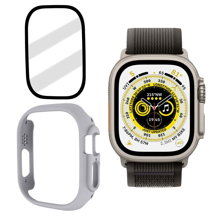 Custodia per orologio per PC smerigliata con pellicola in vetro temperato, For Apple Watch Ultra 3 / 2 / 1 49mm