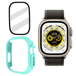 Custodia per orologio per PC smerigliata con pellicola in vetro temperato, For Apple Watch Ultra 3 / 2 / 1 49mm