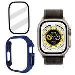 Custodia per orologio per PC smerigliata con pellicola in vetro temperato, For Apple Watch Ultra 3 / 2 / 1 49mm