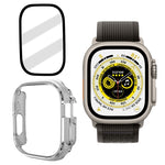 Custodia per orologio per PC smerigliata con pellicola in vetro temperato, For Apple Watch Ultra 3 / 2 / 1 49mm