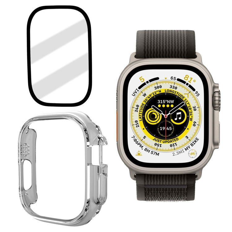 Custodia per orologio per PC smerigliata con pellicola in vetro temperato, For Apple Watch Ultra 3 / 2 / 1 49mm